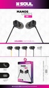 AURICULAR SOUL MLS-S89TNE TIPO C NEGRO