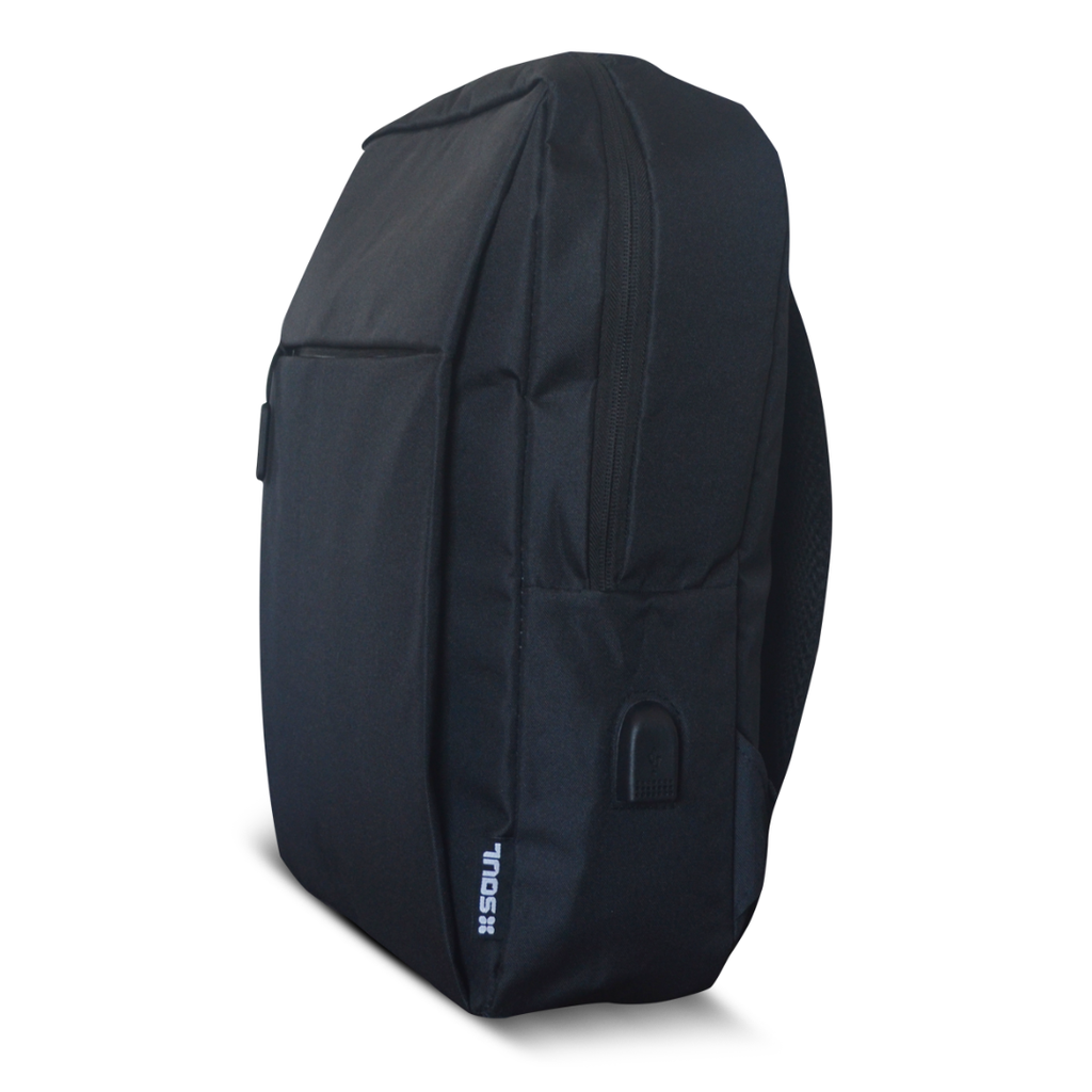 MOCHILA SOUL MOC-S01NE PORTANOTEBOOK 15.6" NEGRO