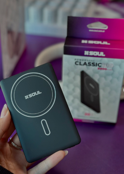 CARGADOR PORTATIL SOUL PBS-QI5AMPD20W 5000mAh MAGNETICO