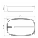 CONTENEDOR TRAMONTINA 25464/021 MIX COLOR 1700ML