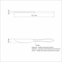 CUCHILLO PARA ASADO TRAMONTINA 63906/180 LAGUNA 12PZS