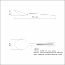 CUCHARA DE TE TRAMONTINA 63940/077 ATHENAS 12PZS