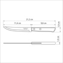 CUCHILLO PARA ASADO TRAMONTINA 21100/495 POLYWOOD