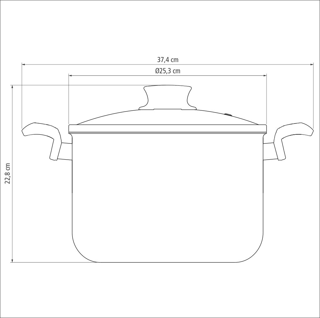 OLLA TRAMONTINA 28530/624 PARIS 24CM
