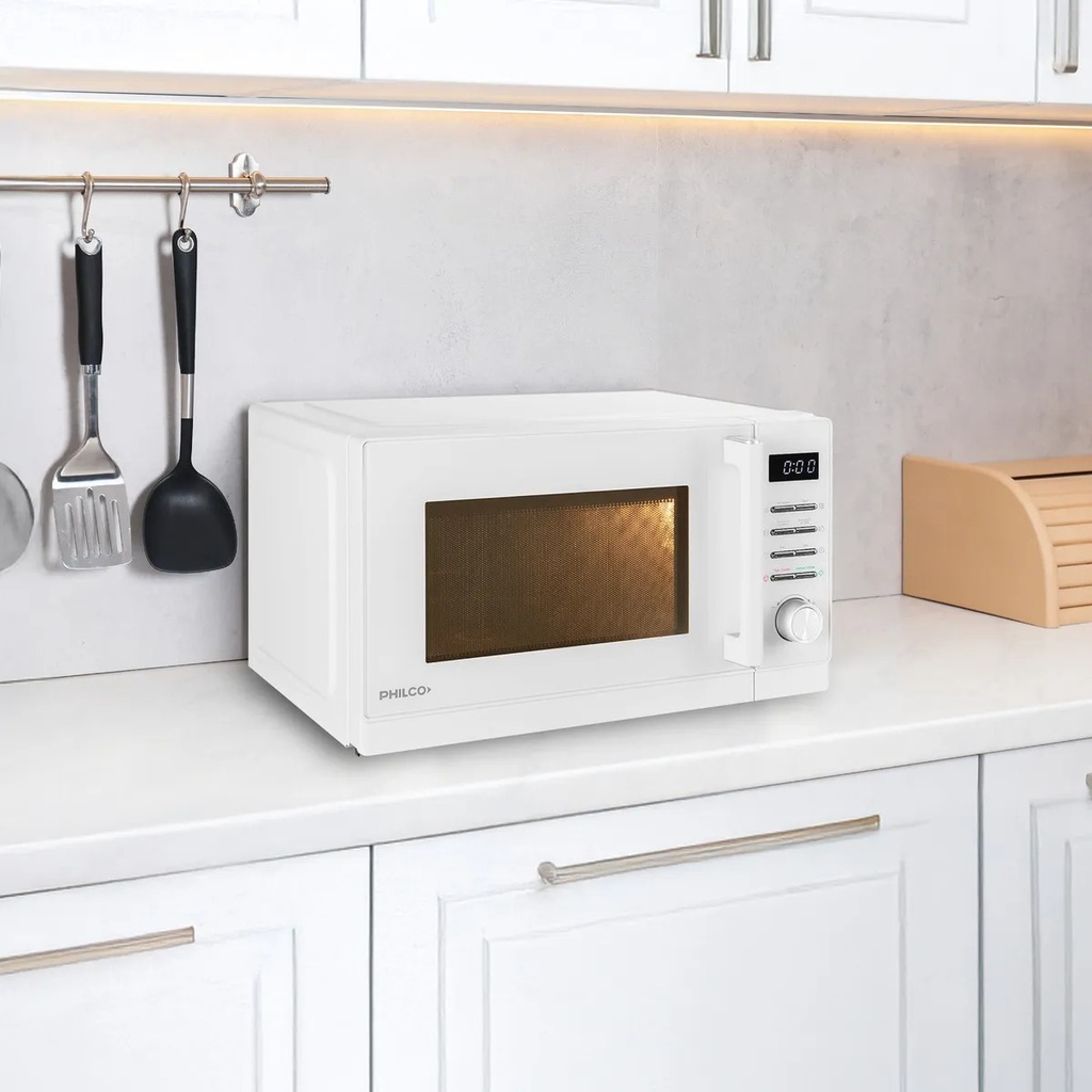 MICROONDAS PHILCO MPHDW23UAP BLANCO DIGITAL 23L