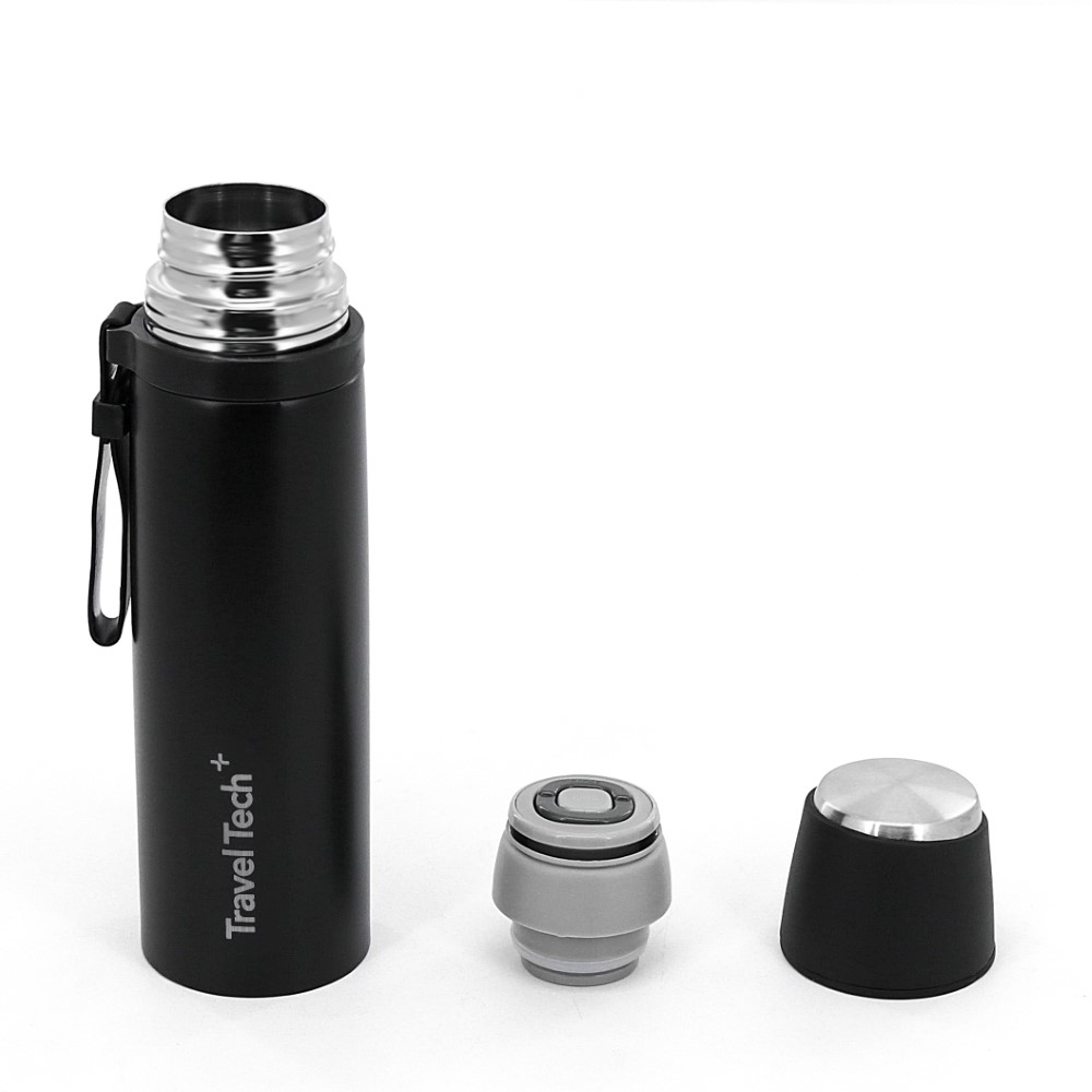 TERMO TRAVEL TECH 18660 500ML NEGRO CON PICO