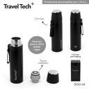 TERMO TRAVEL TECH 18660 500ML NEGRO CON PICO