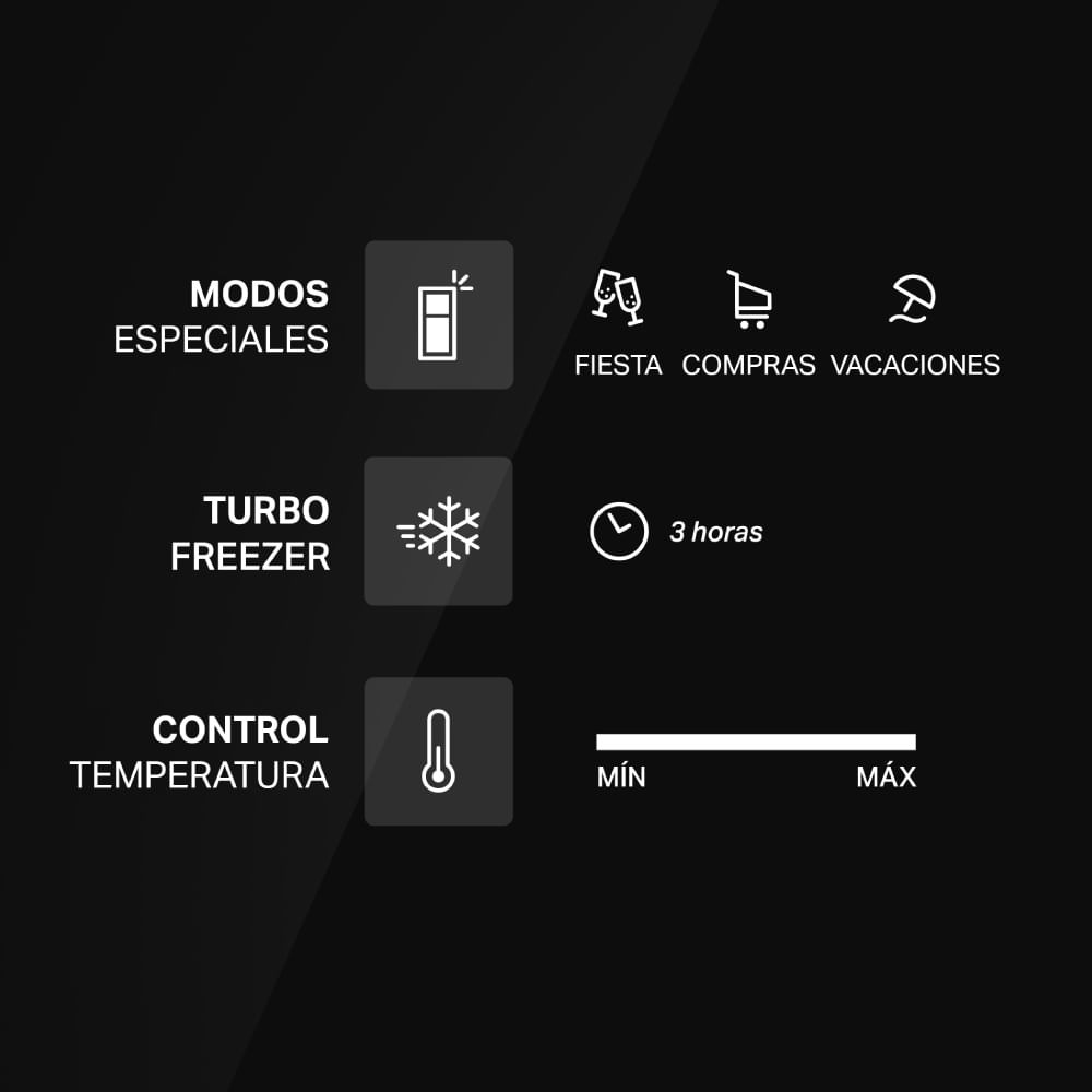 HELADERA WHIRLPOOL WRM56CK 461L INVERTER ACERO