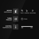 HELADERA WHIRLPOOL WRM56CK 461L INVERTER ACERO