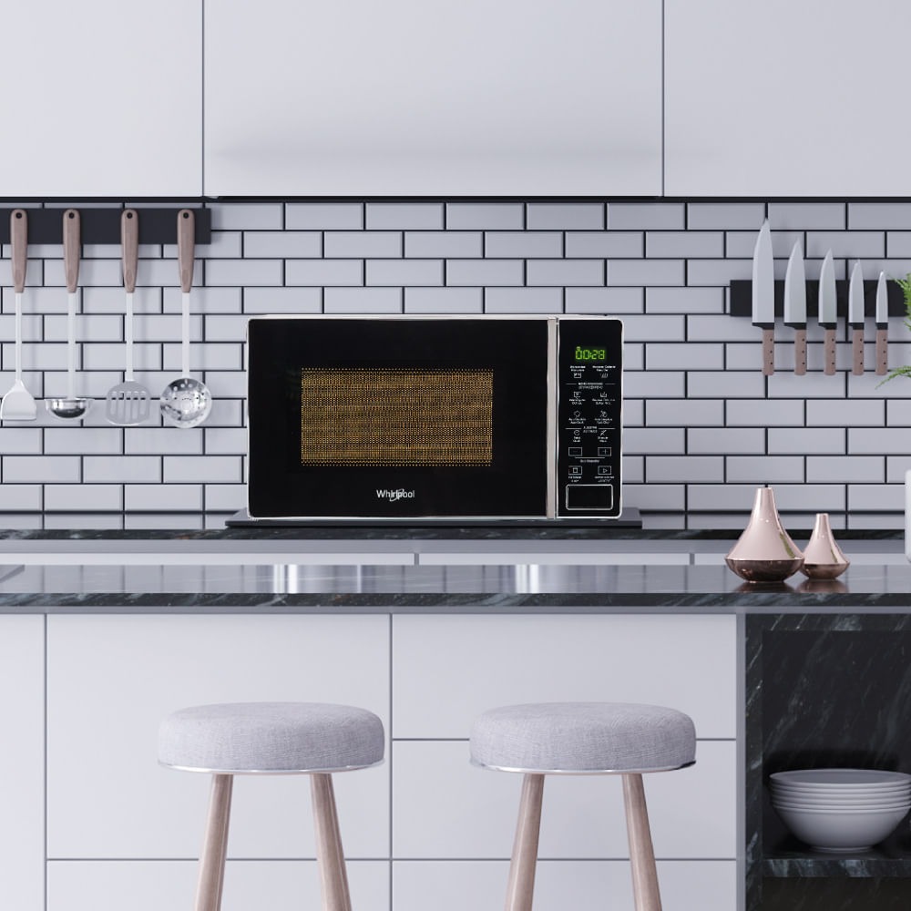 MICROONDAS WHIRLPOOL WMS20BS 20L NEGRO