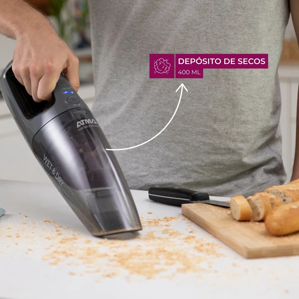 ASPIRADORA ATMA AS7912PI INALAMBRICA