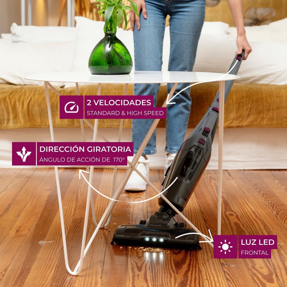 ASPIRADORA ATMA AS7922PI INALAMBRICA 2 EN 1