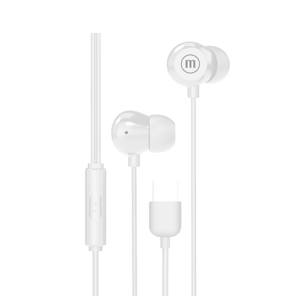 AURICULAR MAXELL IN-BAX-USBC BLANCO
