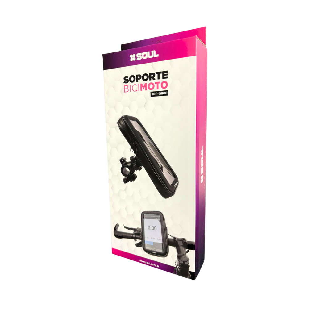 SOPORTE SOUL SOP-Q900 P/BICIMOTO IMPERMEABLE