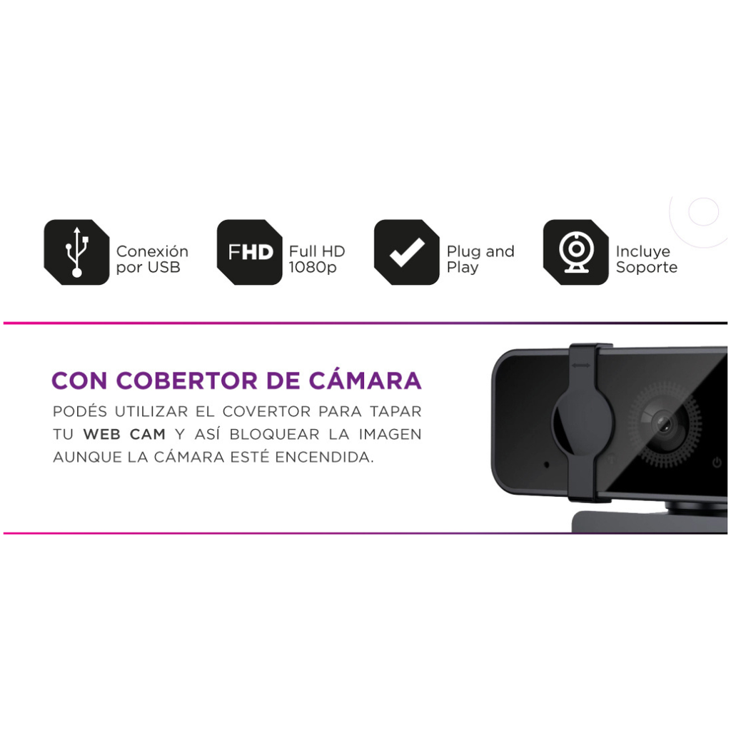 WEBCAM SOUL PER-OWEB100NE FULL HD