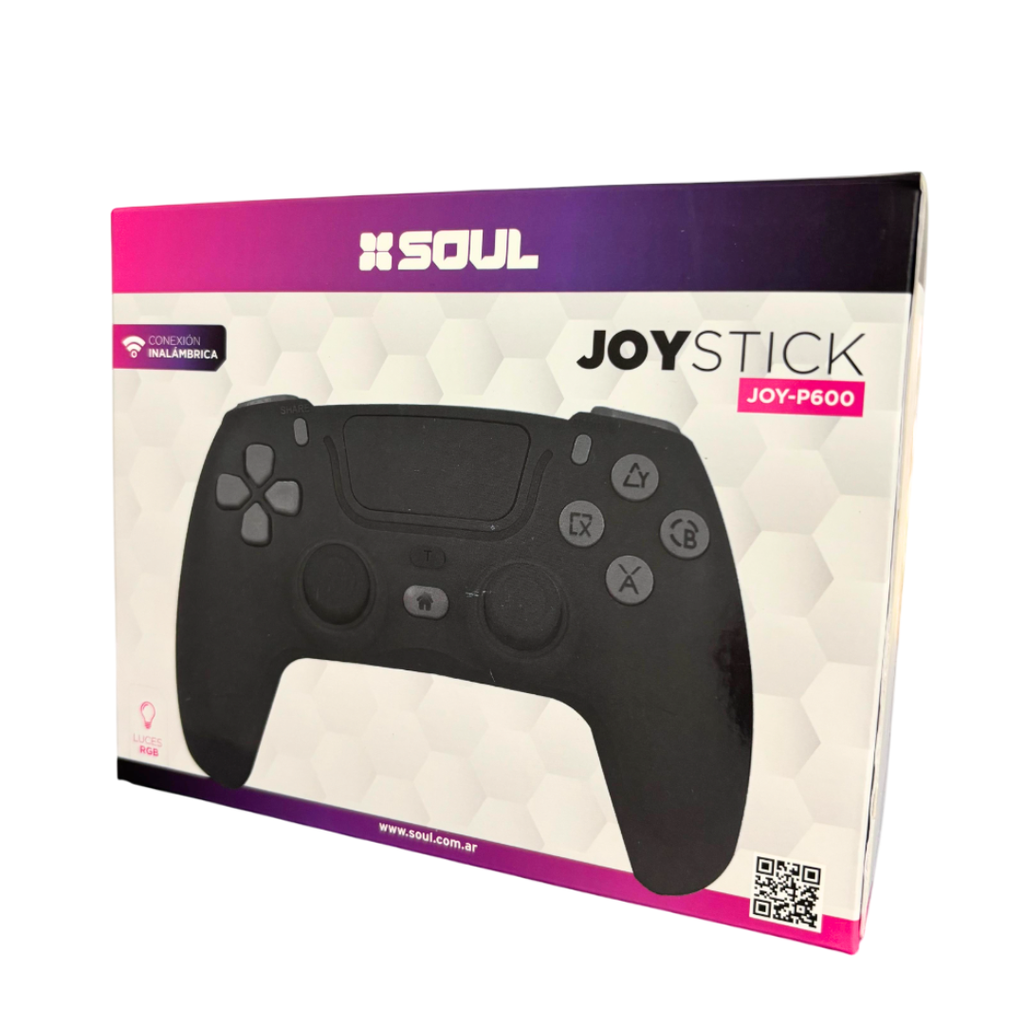 JOYSTICK INALAMBRICO SOUL JOY-P600 NEGRO