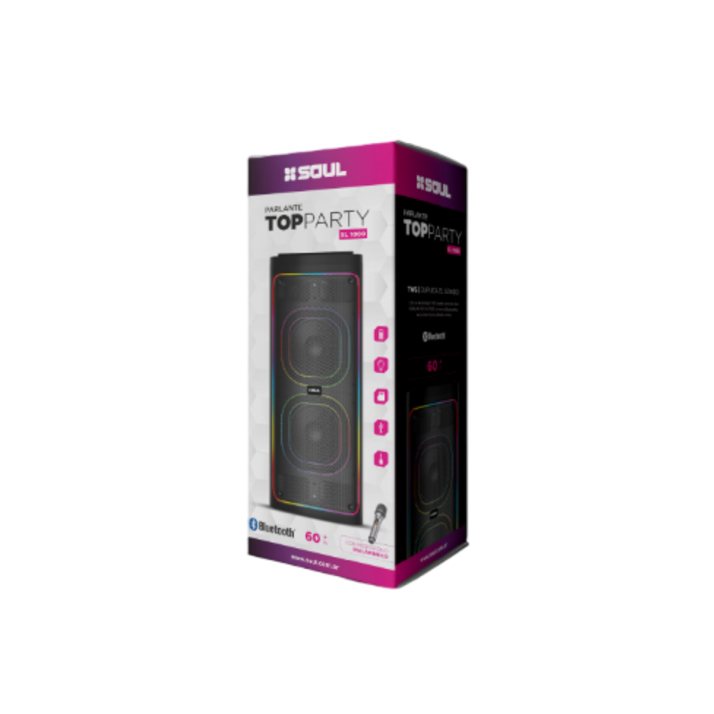 PARLANTE SOUL PLT-XL1000 60W*2