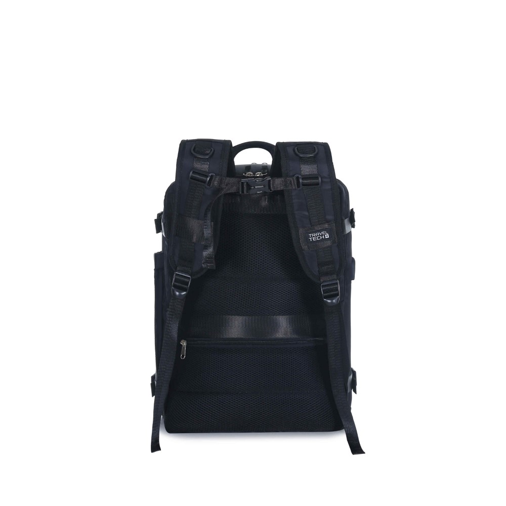 MOCHILA DE VIAJE TRAVEL TECH 16957 NEGRO