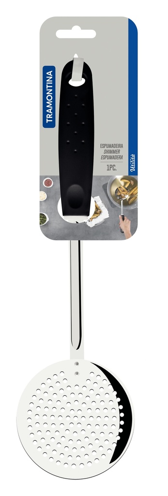 ESPUMADERA TRAMONTINA 25652/100 UTILITA NEGRO