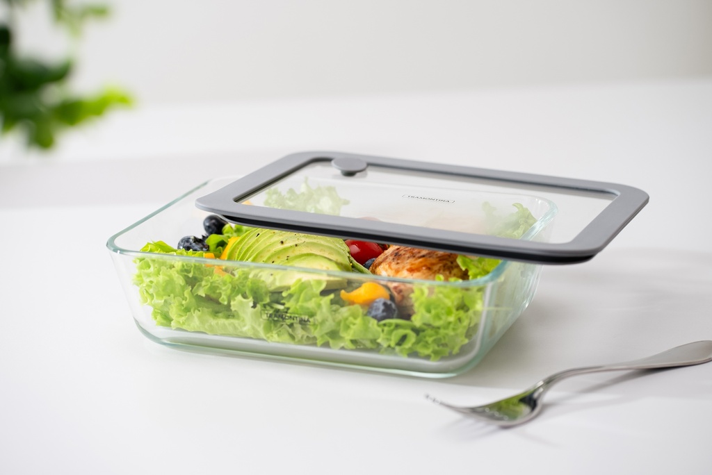 CONTENEDOR DE VIDRIO TRAMONTINA 61227/540 RECTANGULAR 0,7 L