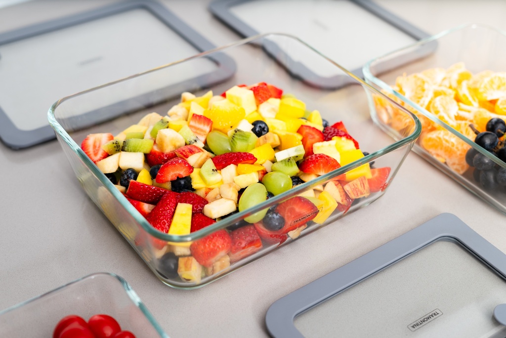 CONTENEDOR DE VIDRIO TRAMONTINA 61227/560 RECTANGULAR 2,6 L