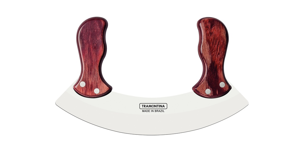 CUCHILLO MEDIA LUNA TRAMONTINA 21147/170 POLYWOOD ROJO