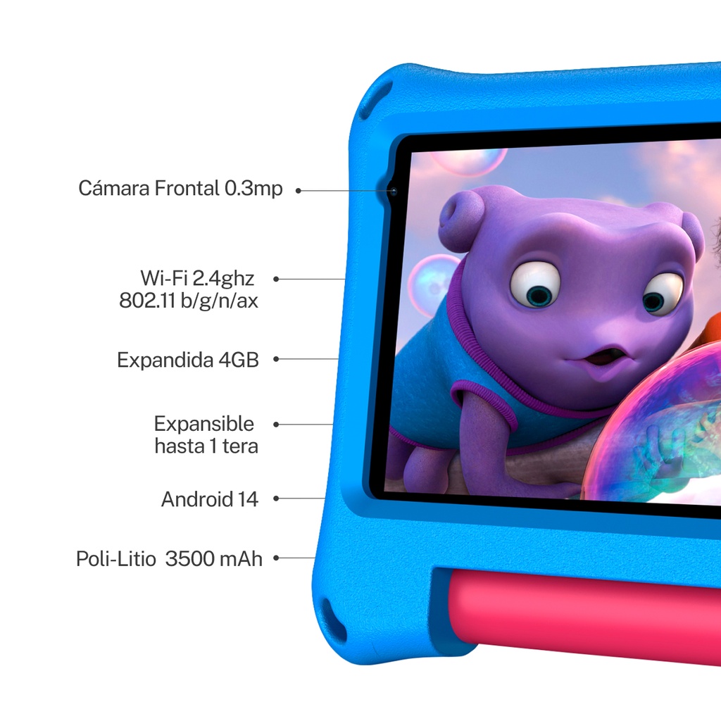 TABLET X-VIEW PROTON KIDS 7 - 4/64GB AZUL
