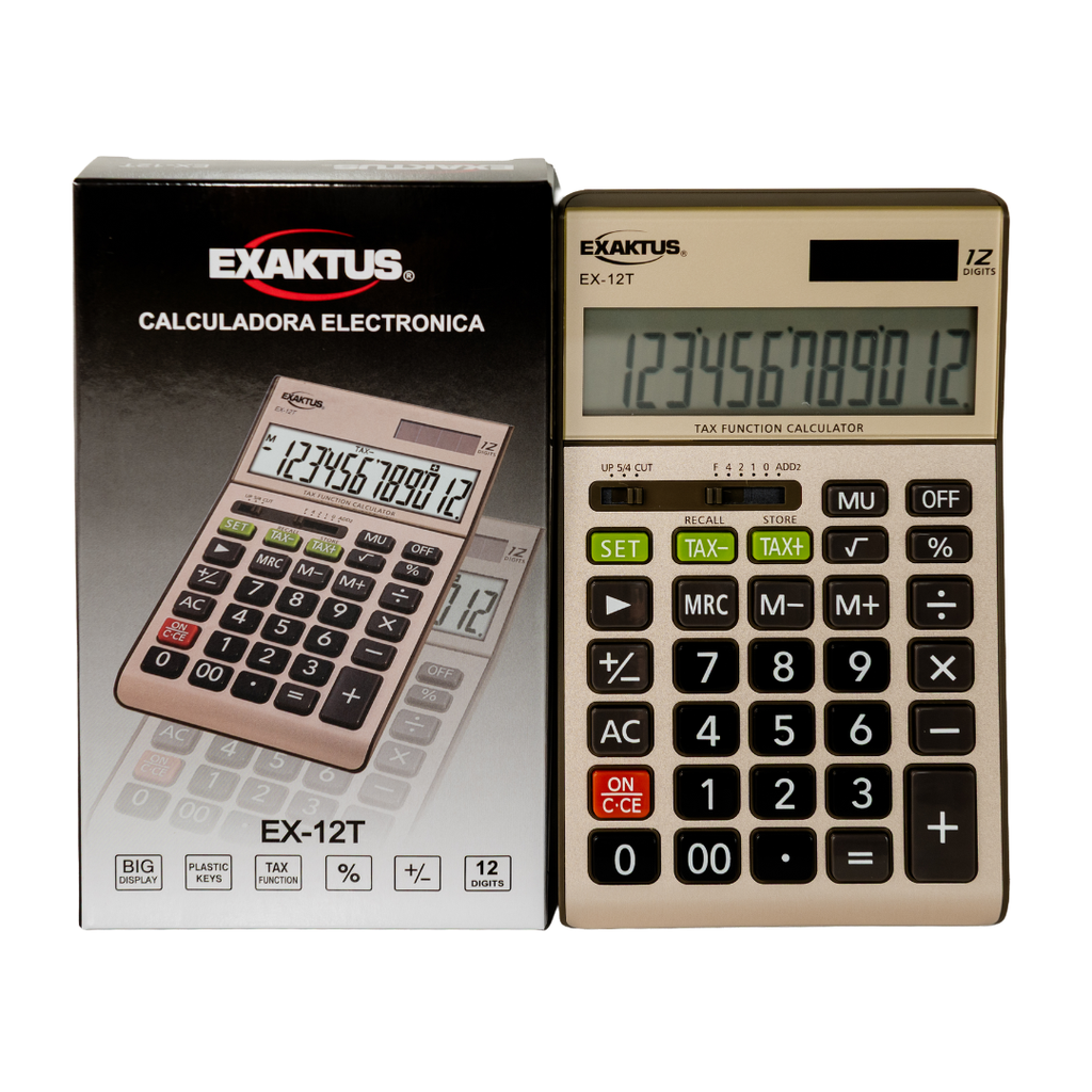 CALCULADORA EXAKTUS EX-12T