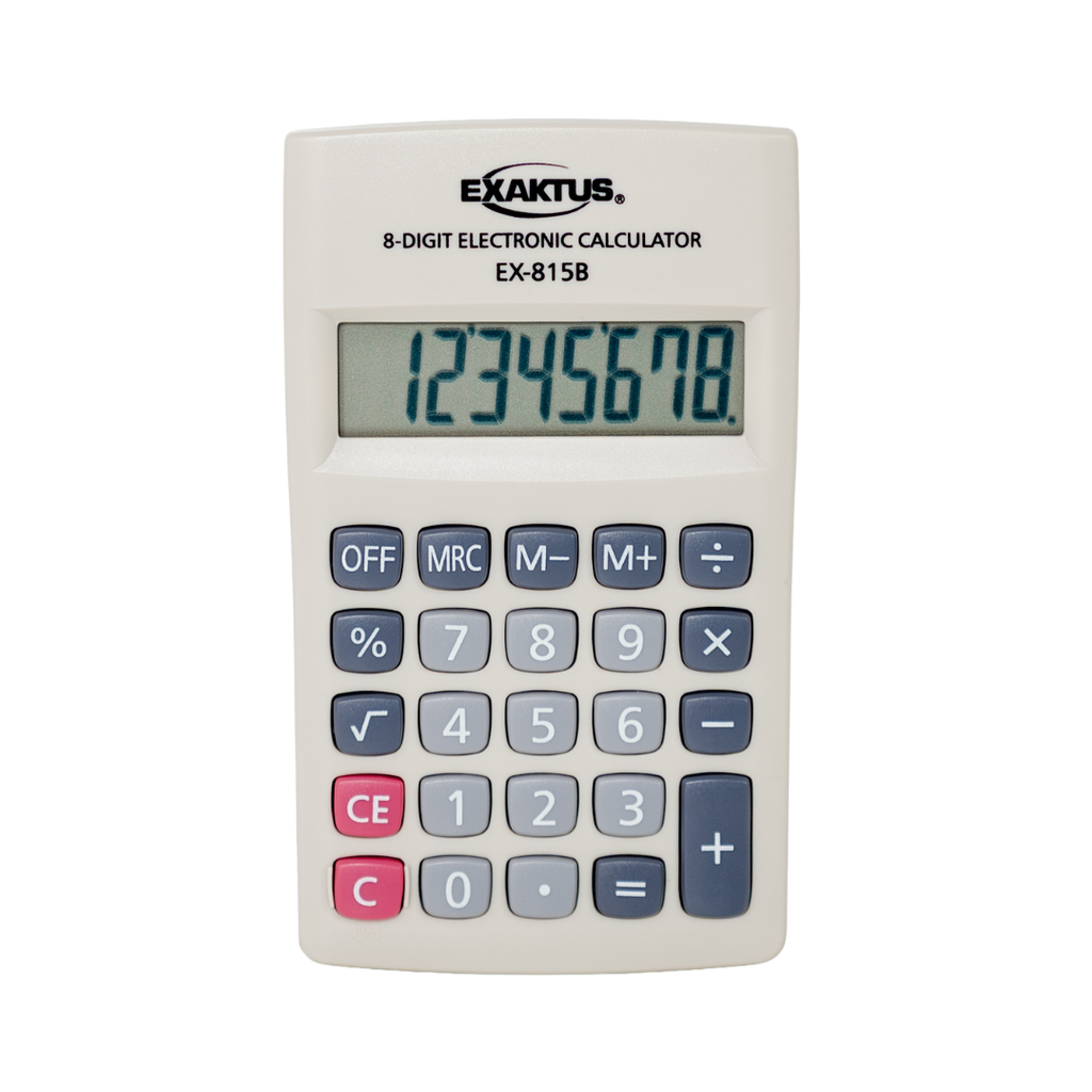 CALCULADORA EXAKTUS EX-815B BLANCO