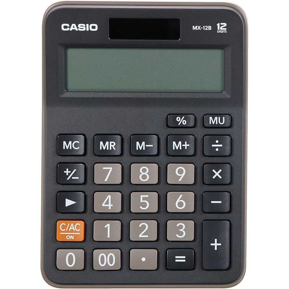 CALCULADORA CASIO MX-12B NEGRO