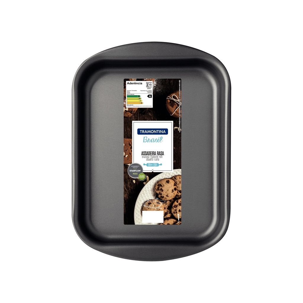 ASADERA TRAMONTINA 20053/028 RECTANGULAR BRASIL 28CM