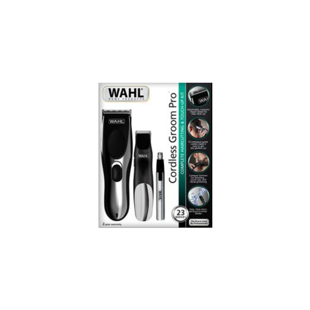 COMBO CORTAPELO+RECORTADORA+TRIMMER WAHL PILA 23 PIEZAS+NECESER