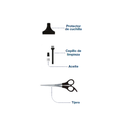 CORTAPELO WAHL EASY CUT NEGRO ELECTRICO 10 PIEZAS