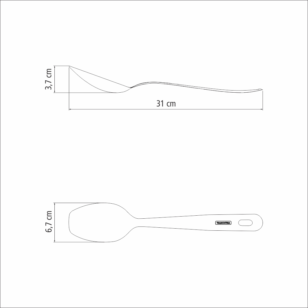 CUCHARA PARA SERVIR TRAMONTINA 63815/101 EXTRATA