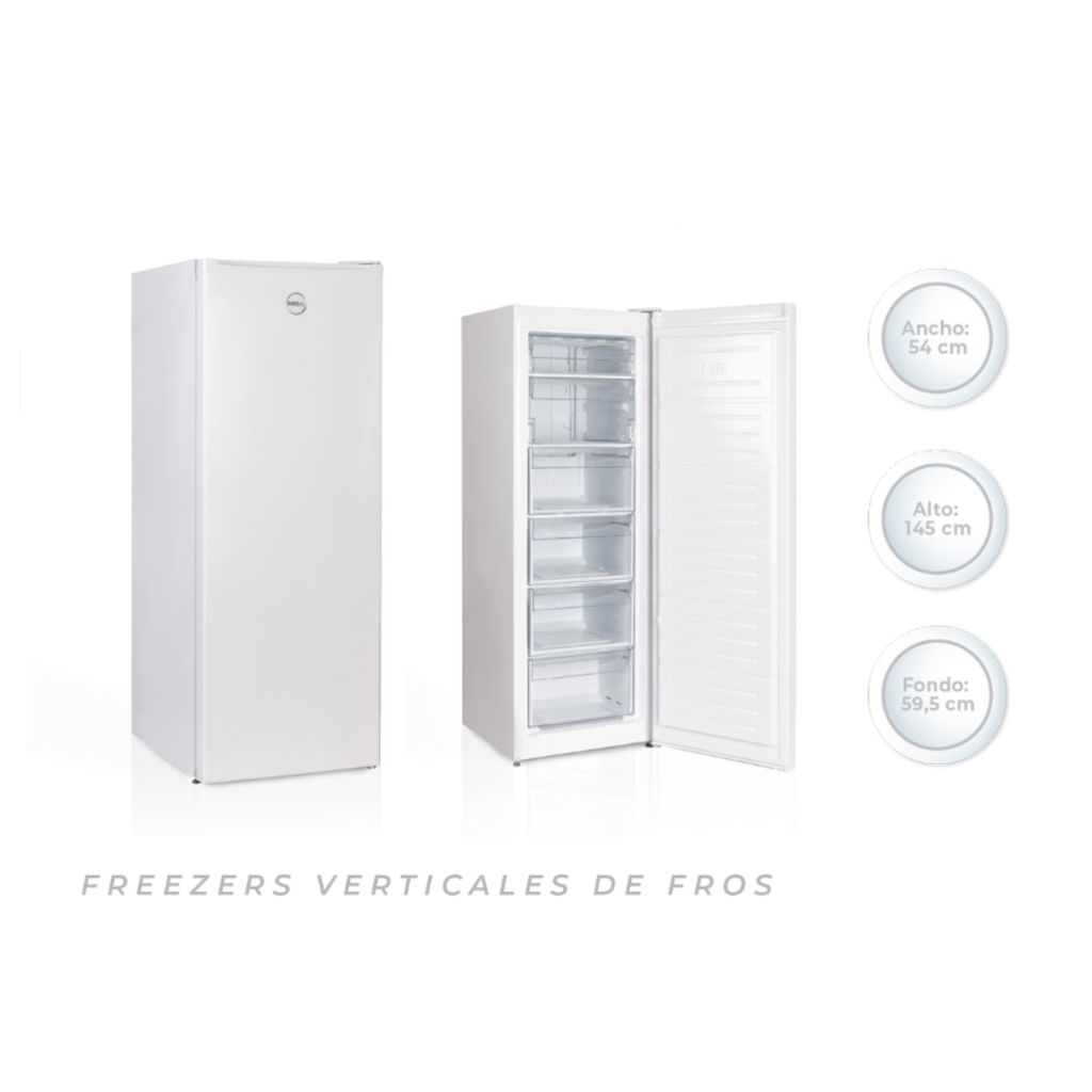 FREEZER NEBA FV2451 CICLICO 200L VERTICAL BLANCO