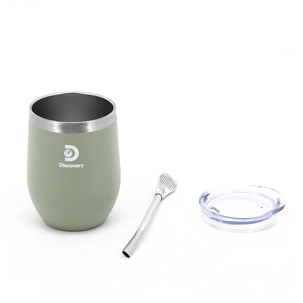 MATE DISCOVERY 18497 350ML VERDE CON BOMBILLA