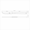 CUCHILLO P/ASADO TRAMONTINA 26440/108 CHURRASCO 8"