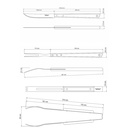 JUEGO P/ASADO TRAMONTINA 26499/045 CHURRASCO 3 PZAS