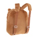 MOCHILA INFANTIL 53705 11" MARRON CON ROJO