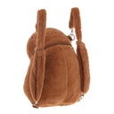 MOCHILA INFANTIL 53705 11" MARRON CON VERDE (copia)
