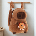 MOCHILA INFANTIL 53709 13" MARRON CON HAMBURGUESA