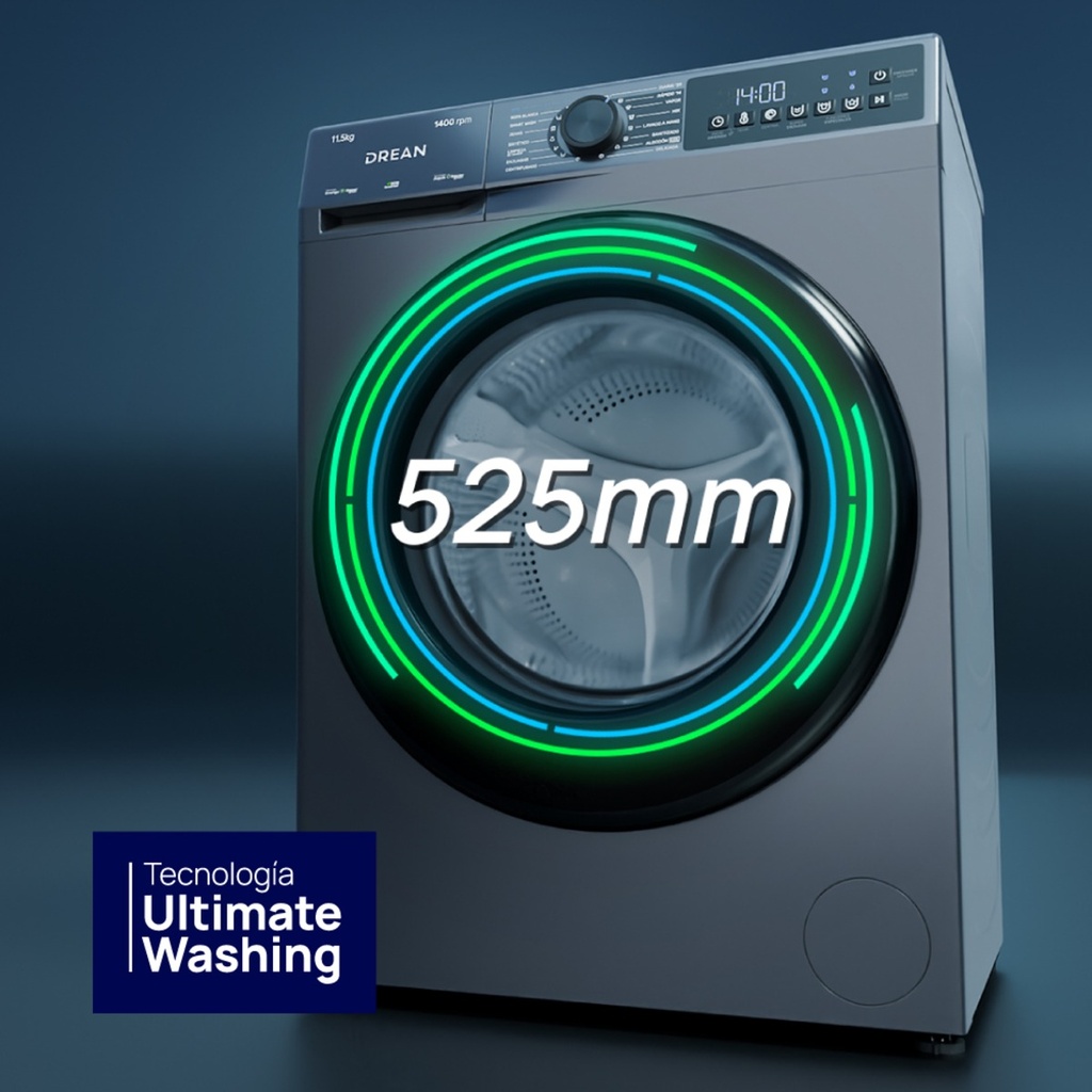 LAVARROPAS DREAN LFDR1114ISG0 INVERTER 11.5KG GRIS