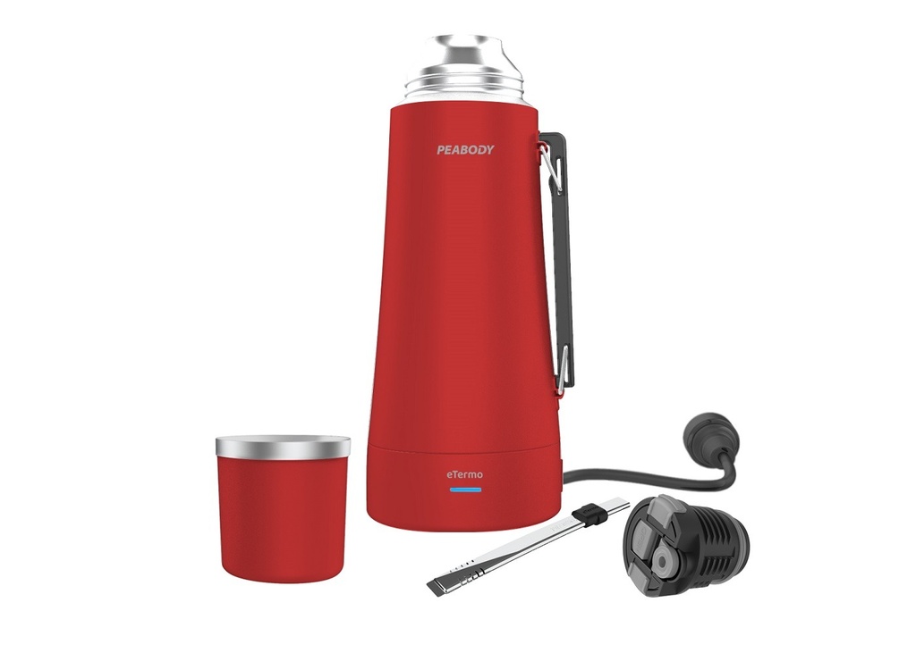 TERMO ELECTRICO PEABODY PE-ET1000R 1L ROJO