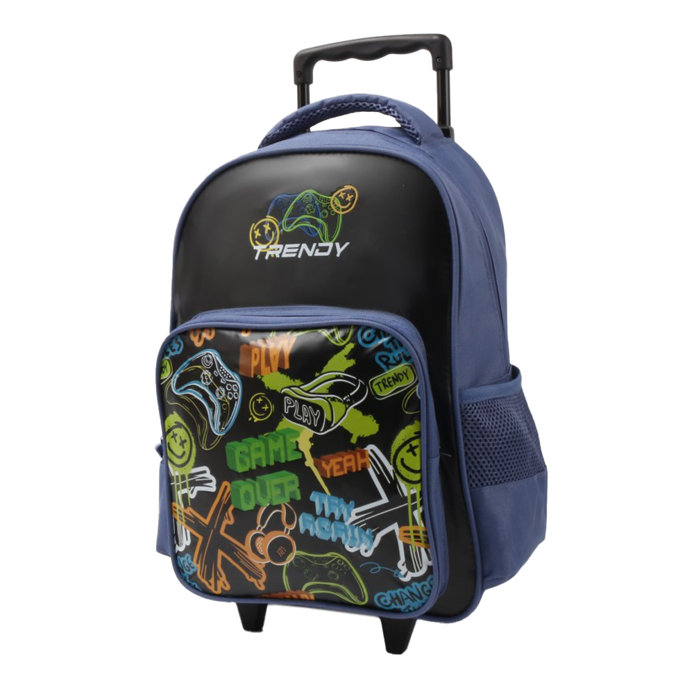 MOCHILA CARRO TRENDY 28778 17" AZUL