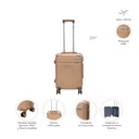 VALIJA TRENDY 19164 CARRY ON 20" DORADO