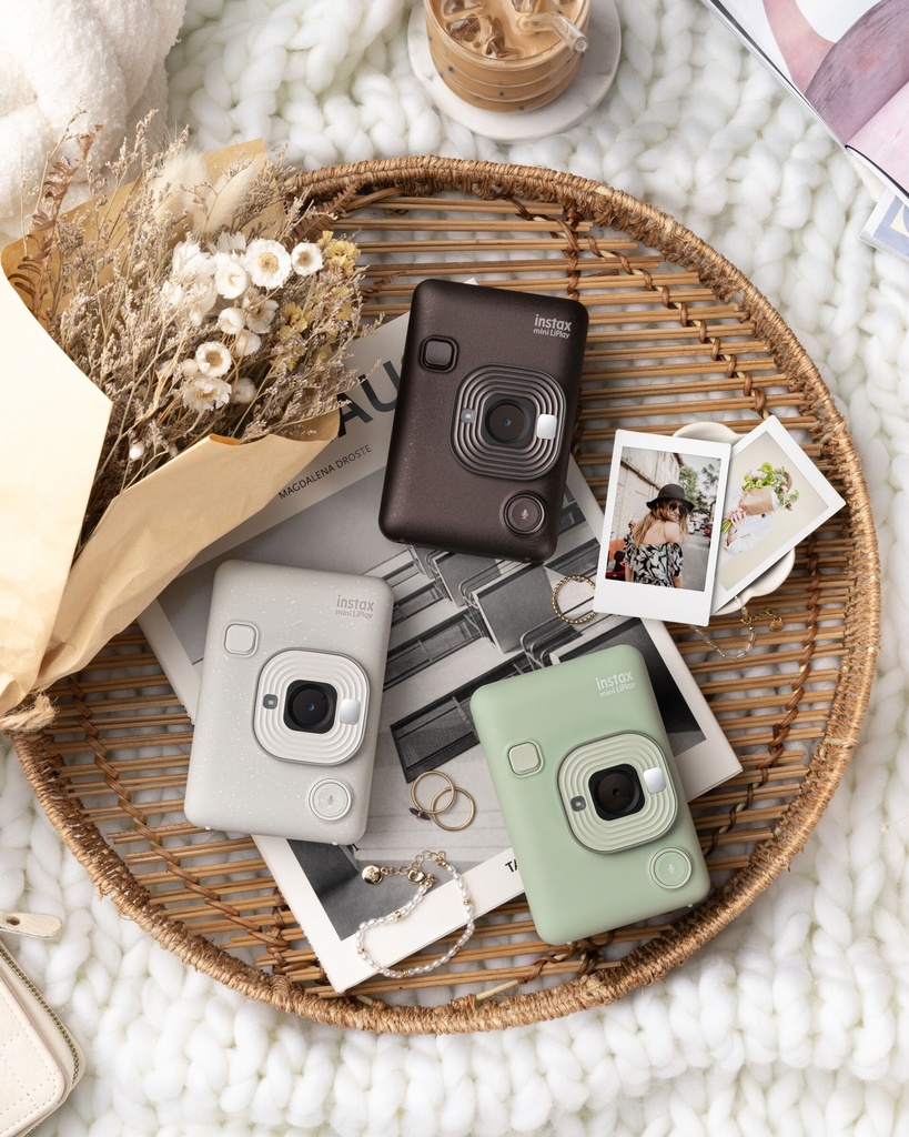 CAMARA FUJI INSTAX MINI LIPLAY BRONZE