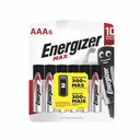 PILA ENERGIZER AAA ALCALINA E91-BP6
