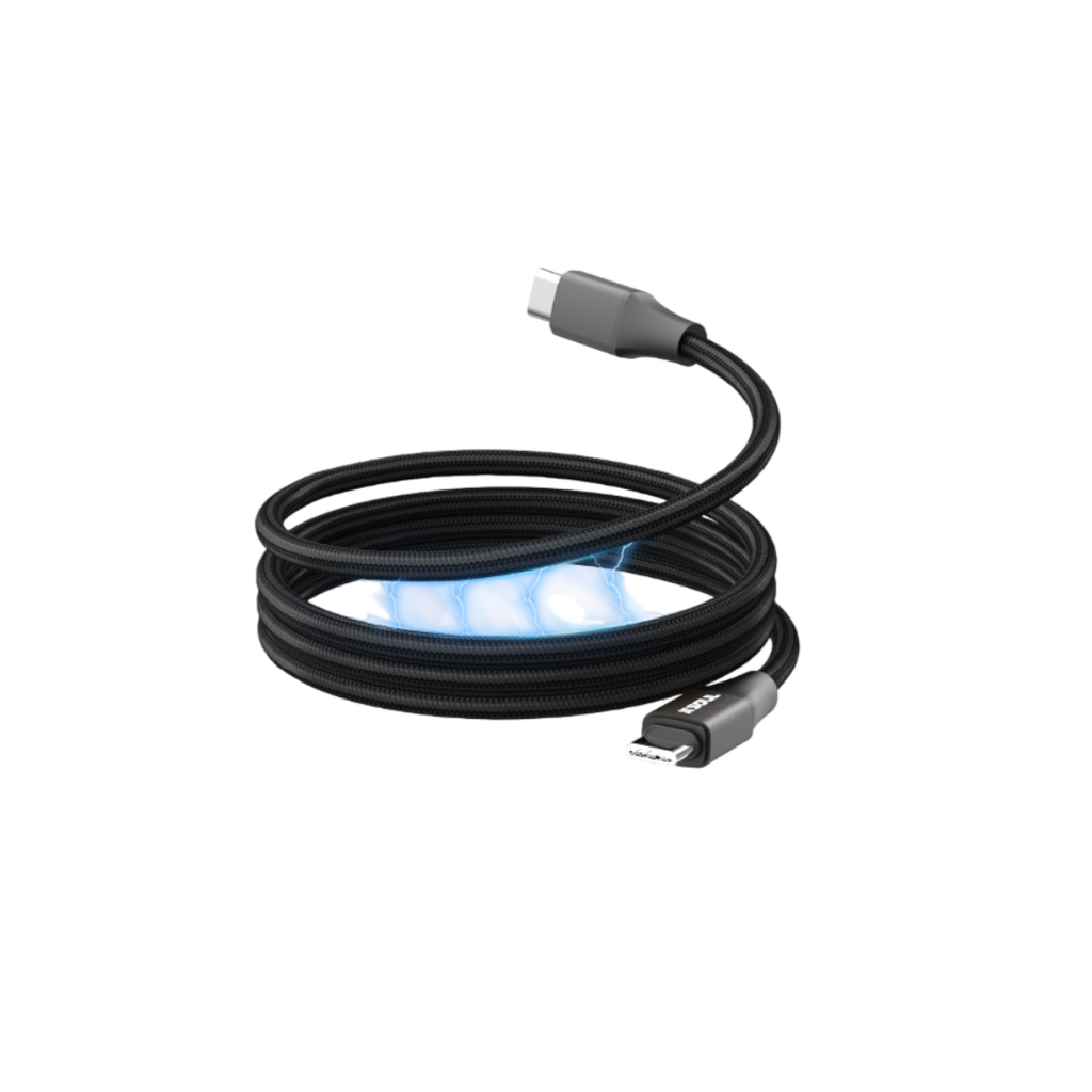 CABLE DE DATOS SOUL MAGNETICO USB-M60TTNE TC-TC 60w NEGRO