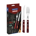 JUEGO P/ASADO TRAMONTINA 21199/711 POLYWOOD 12 PZAS