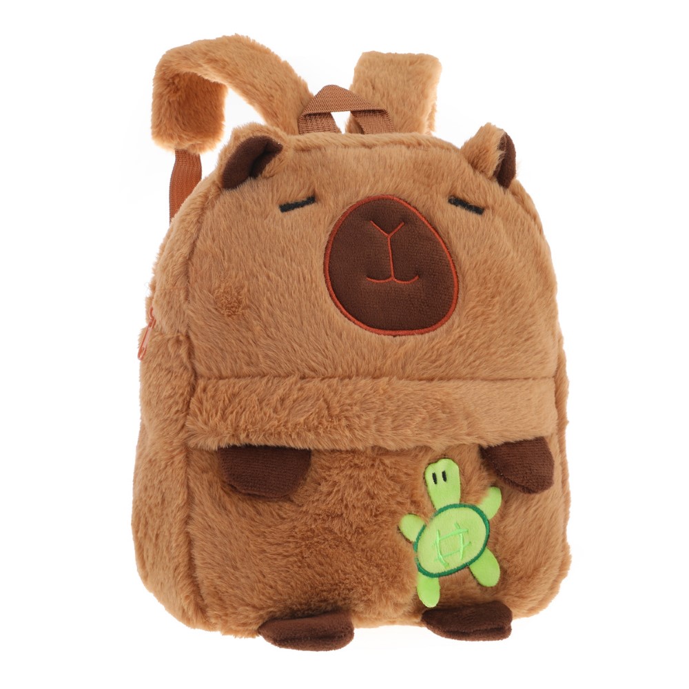 MOCHILA INFANTIL 53705 11" CAPIBARA CON TORTUGA